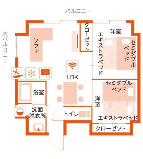 Apartment Hotel Ecott Каґошіма Екстер'єр фото